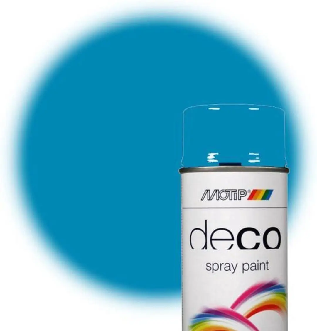 Motip Deco Alkyd Hoogglanslak RAL 5012 Lichtblauw 400ml