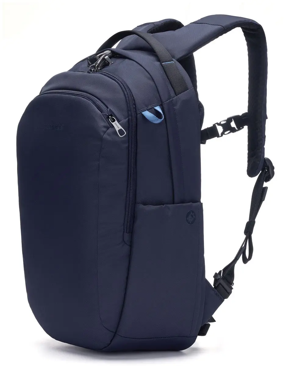 Pacsafe V 25 Tour Backpack 26L - RFID-blokkerend - Blauw