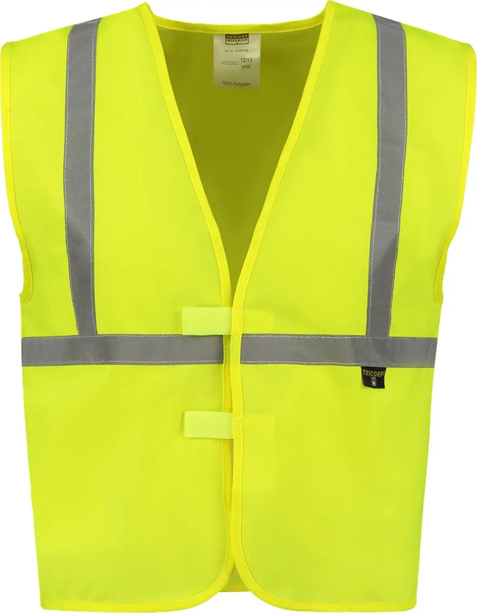Tricorp Veiligheidsvest Kids 453020 - 152 - Fluo Geel