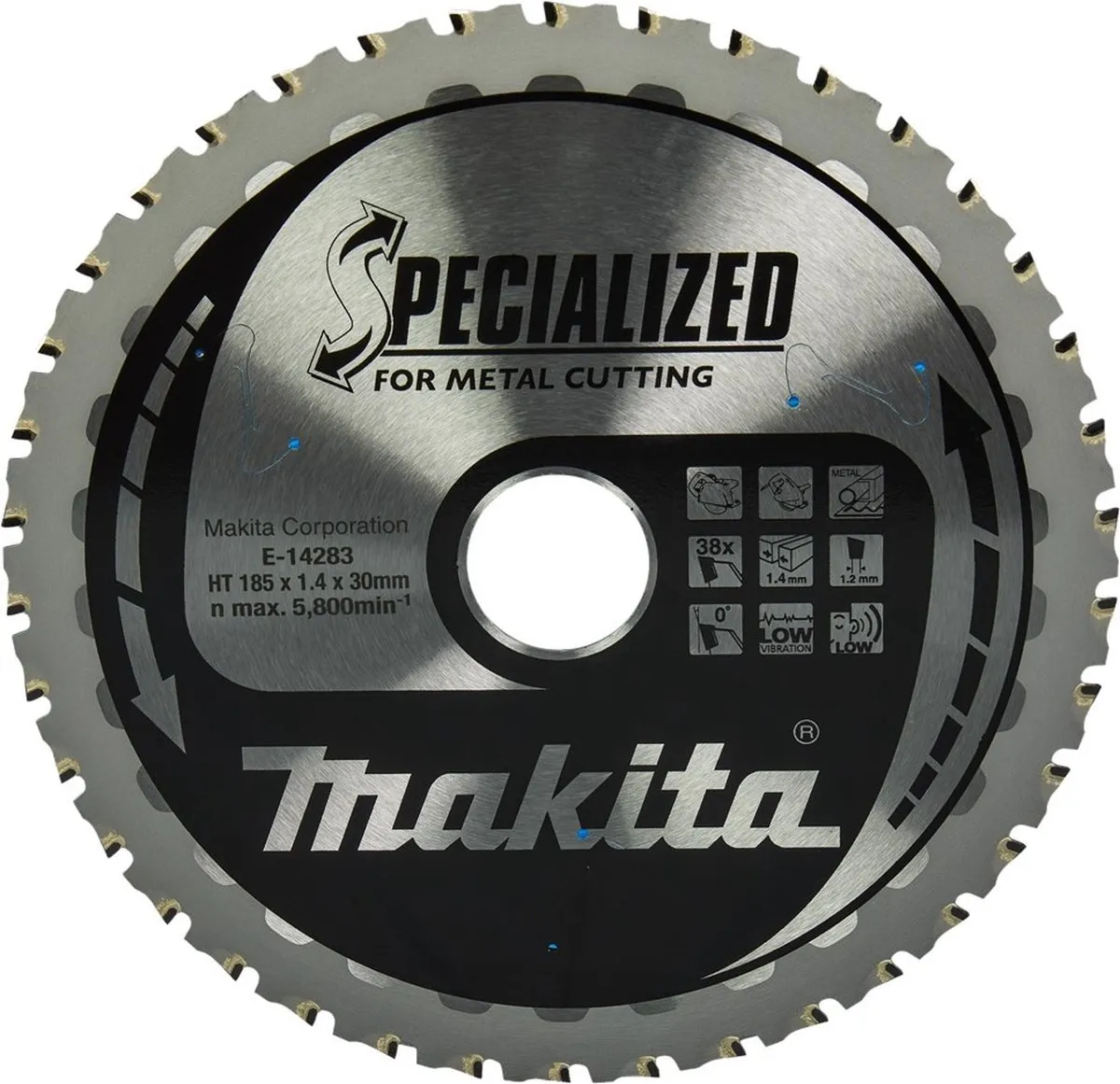 Makita E-14283 Cirkelzaagblad Staal 185mm