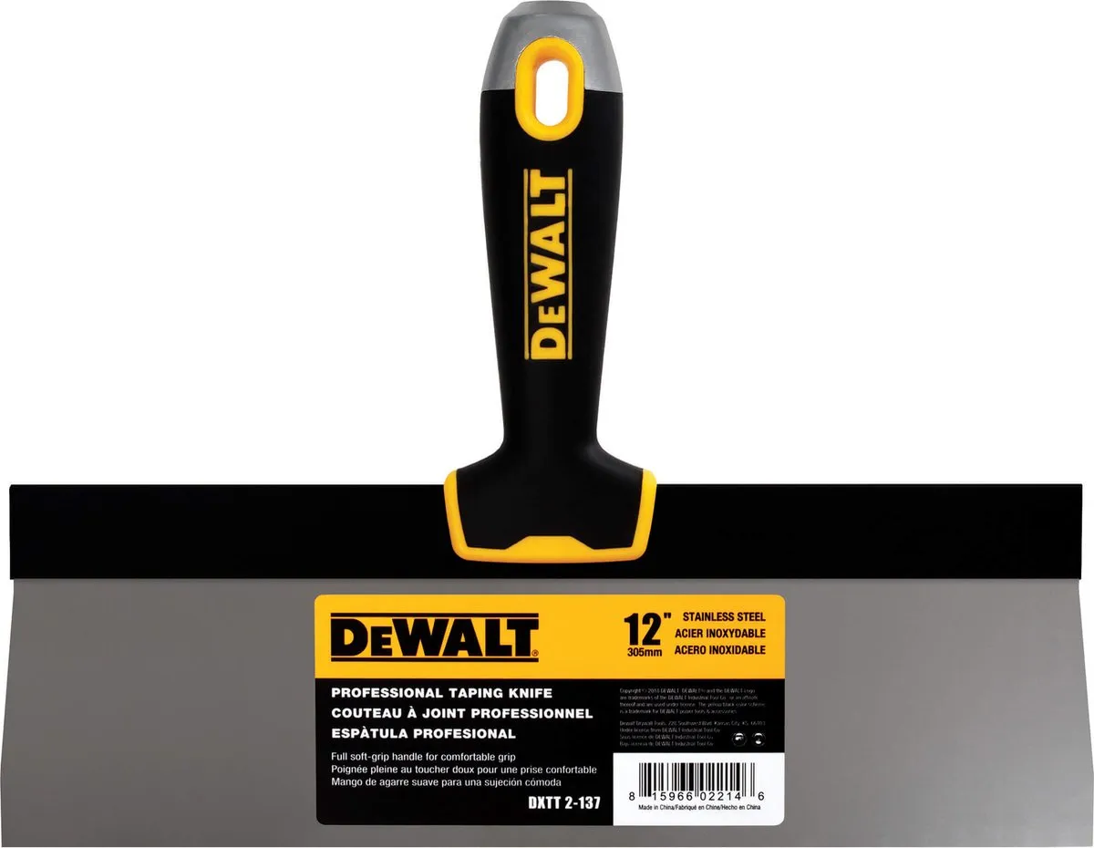 DeWalt Spackmes 304,8mm RVS