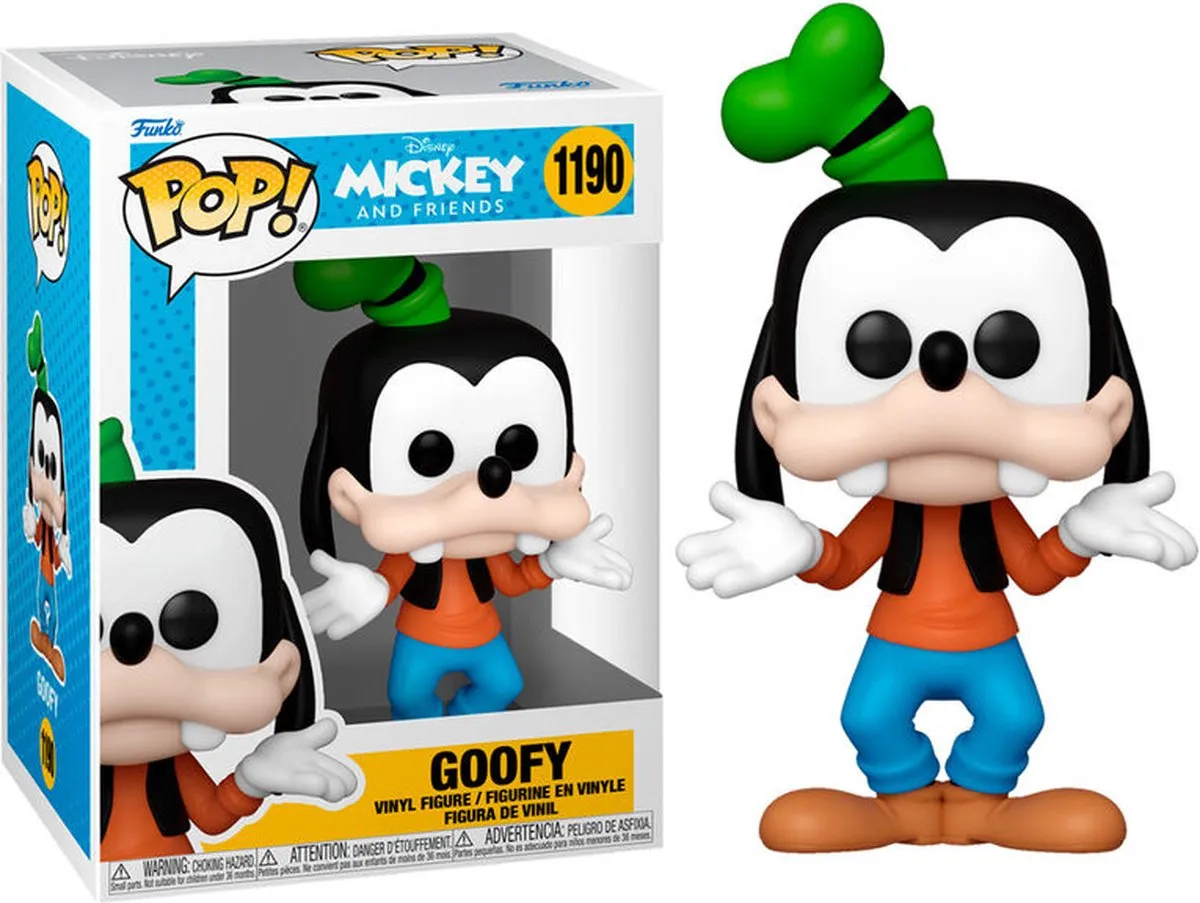 Disney Funko Goofy Sensational 6 POP! Verzamelfiguur 9cm - Multicolor
