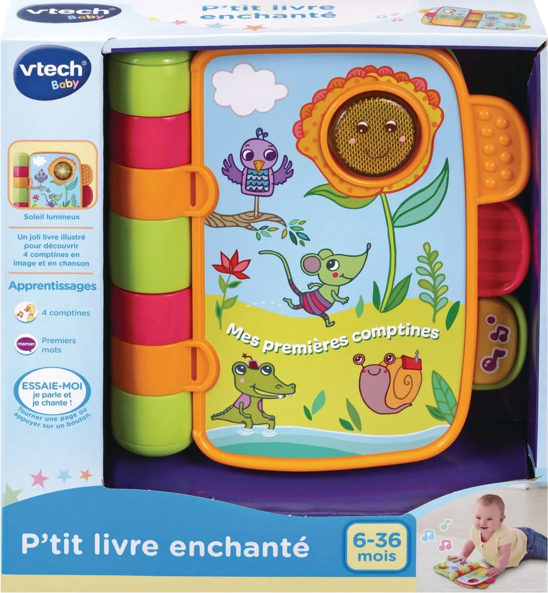 Vtech Enchanted Little Book My First Nursery Rhymes - Meerkleurig