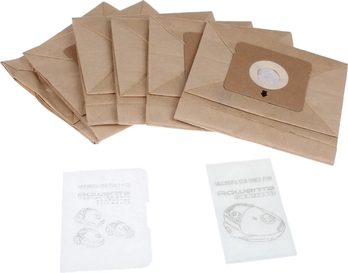 Rowenta ZR0039 Stofzuigerzakken - 8 Stuks (6+2) - o.a. Compacteo/Ergo - afbeelding 6 van 6