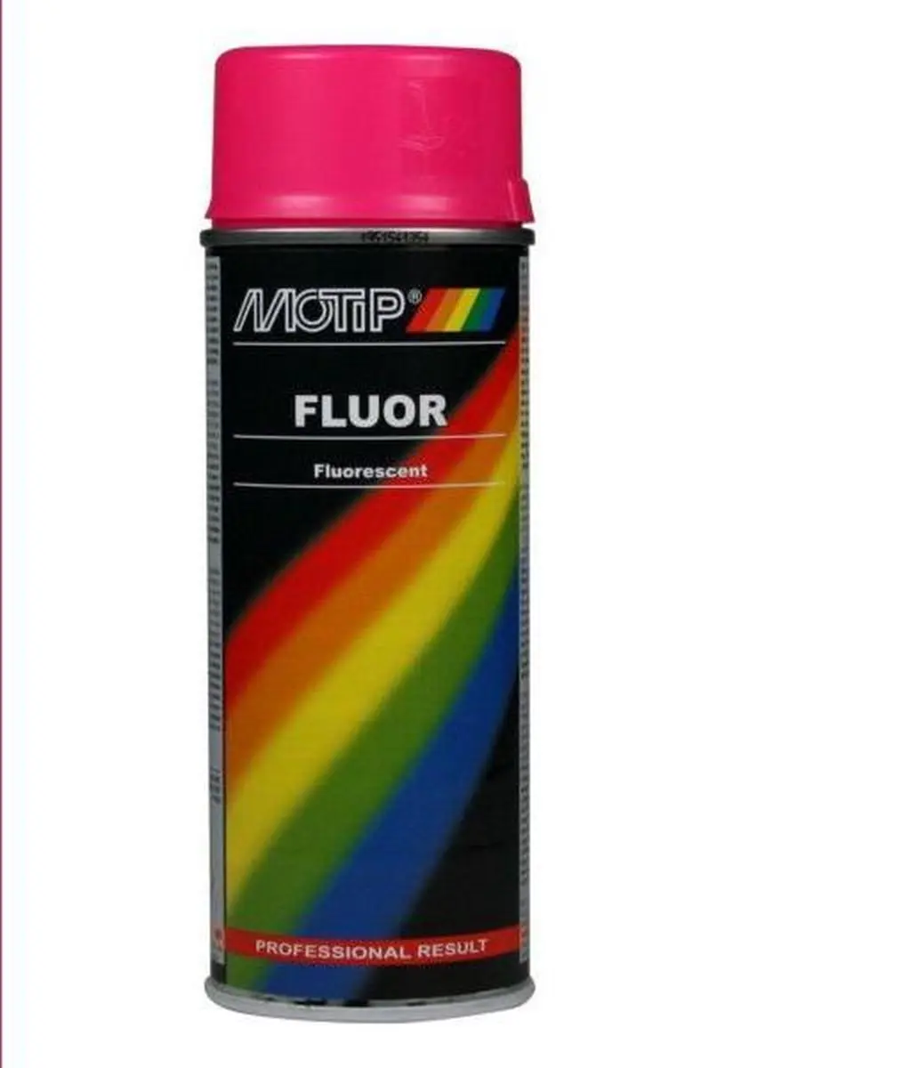 Motip Fluorescerende Lak Roze - 400 ml