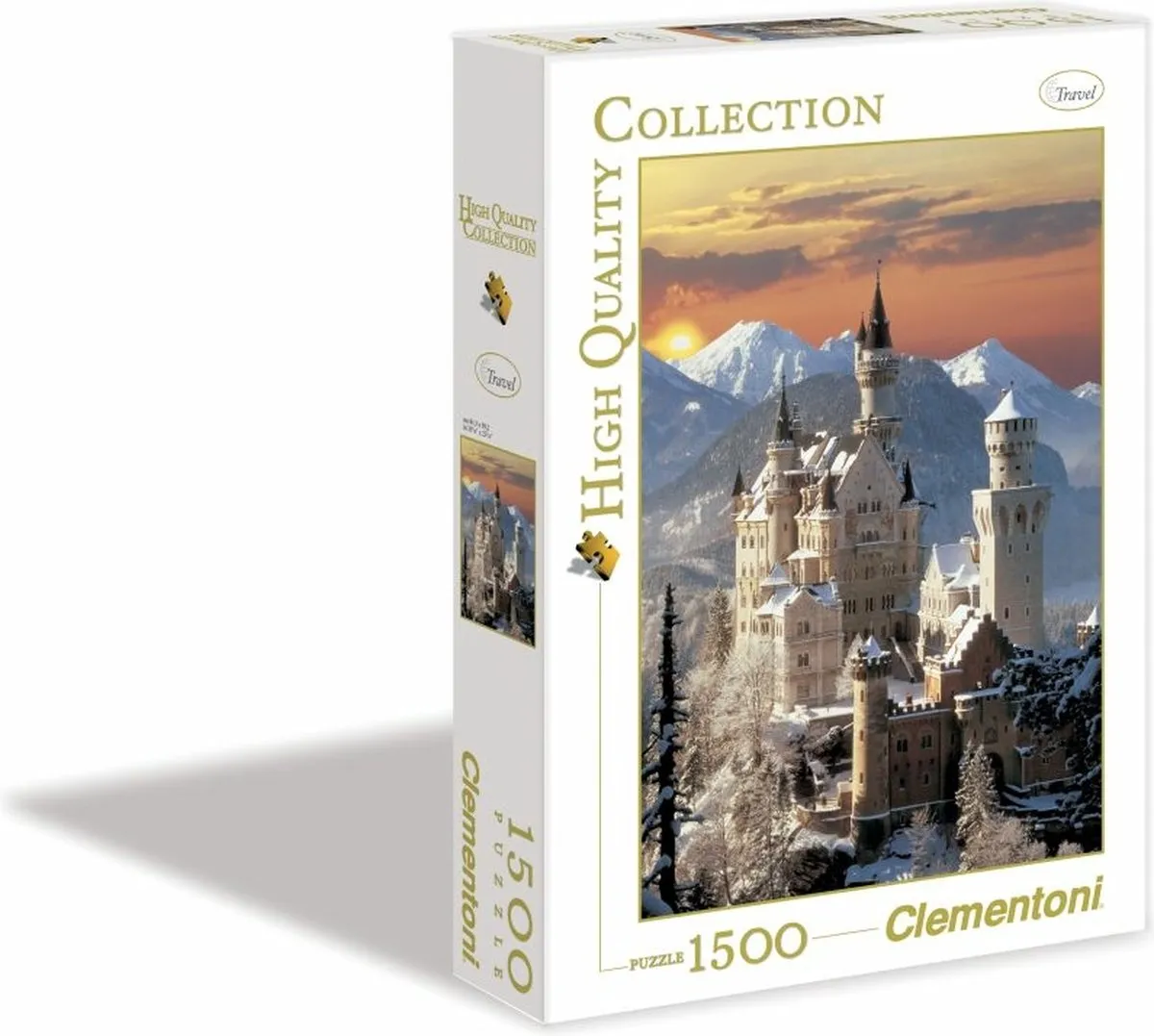 Clementoni Neuschwanstein Puzzel 1500 Stuks - High Quality Collection - afbeelding 4 van 6