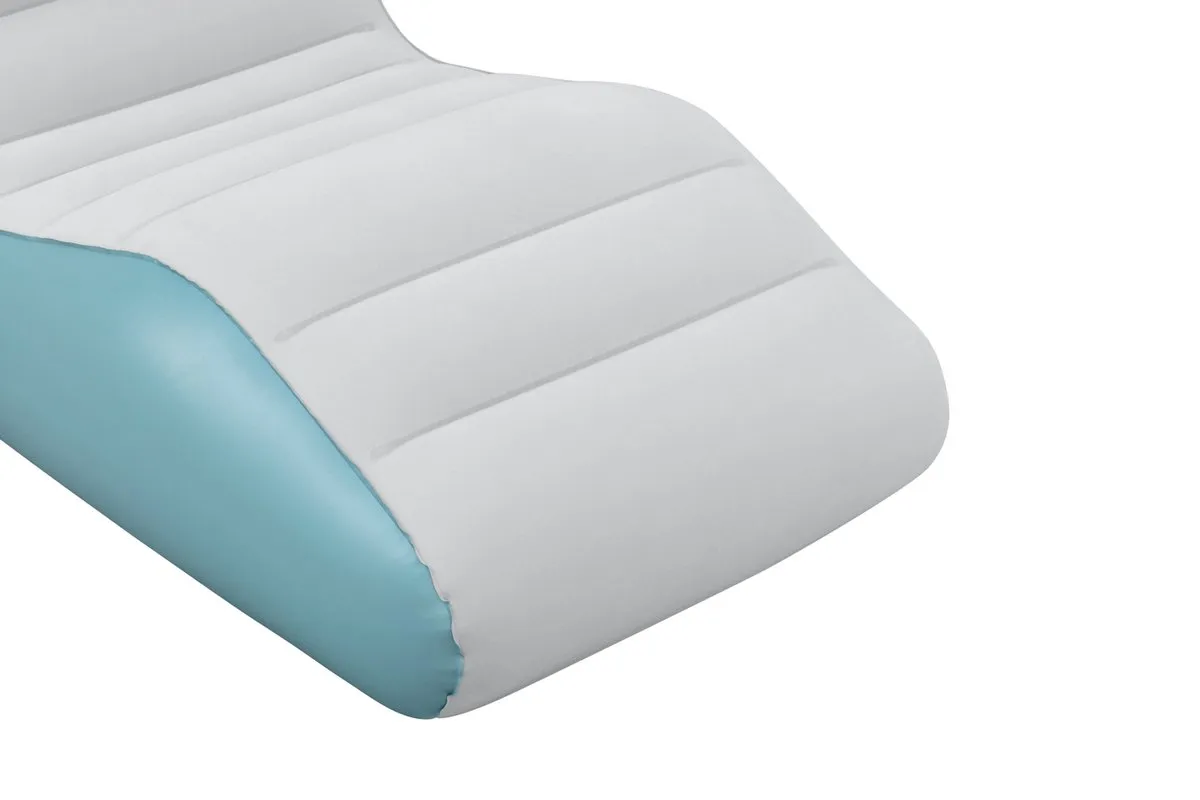 Bestway Leisure Luxe Luchtbed 1 Persoon 133x79cm - Blauw/Wit
