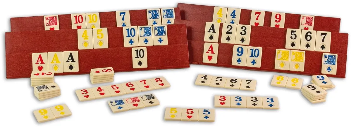 Tactic Rummy Deluxe Bordspel - 2-4 Spelers - 30+ Minuten