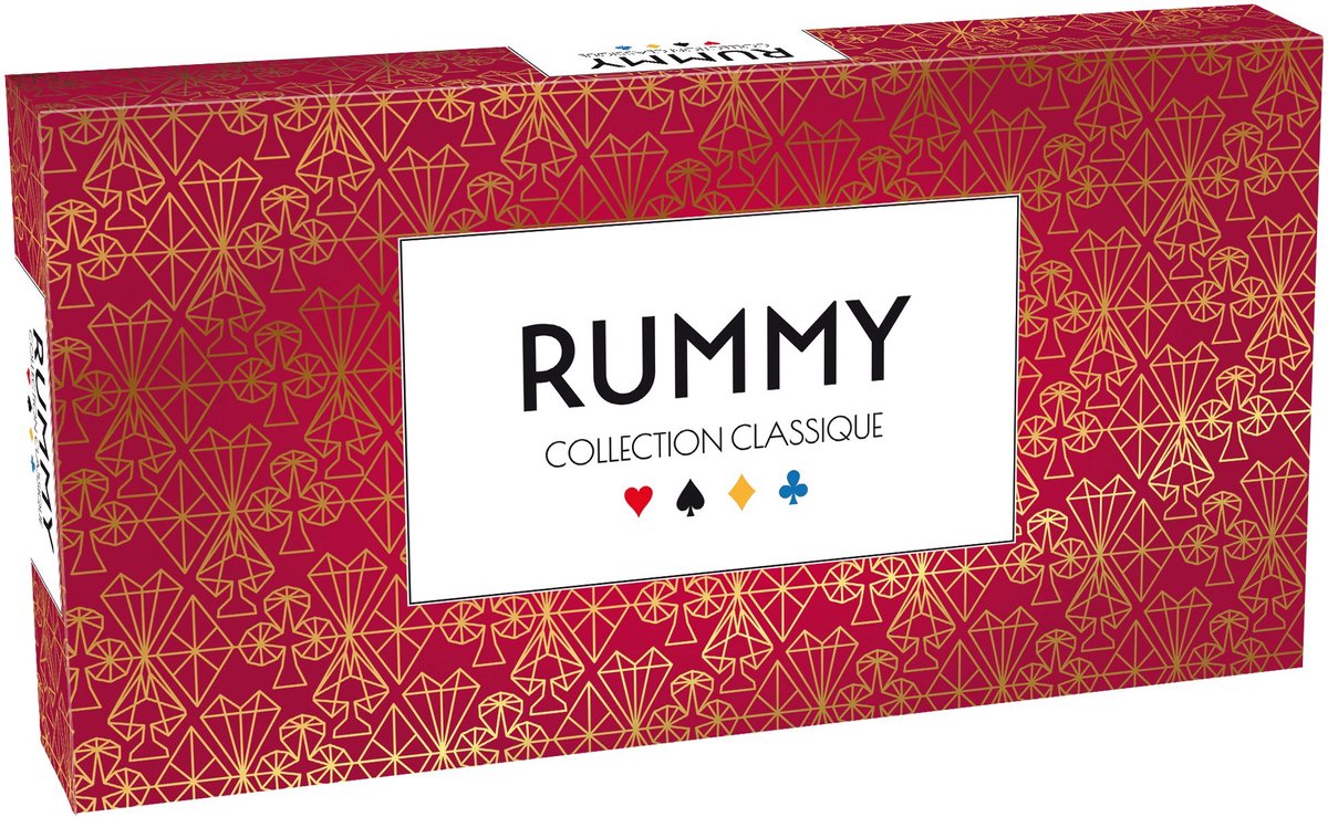 Tactic Rummy Deluxe - Bordspel - Classic Collection - Klassiek Tegelspel - 2-4 spelers - 30+ Minuten - Deluxe Uitvoering