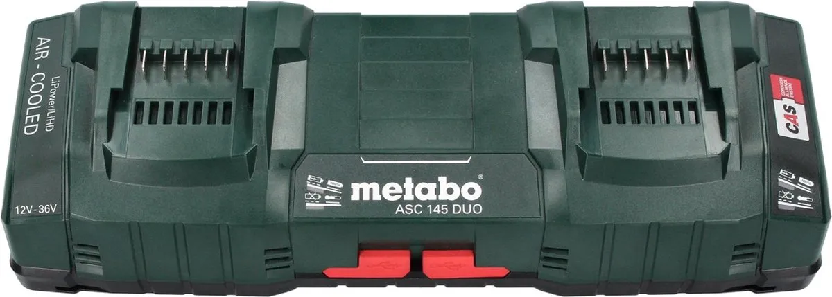 Metabo 685135000 Accu Starterset - 4x 8.0Ah + 2x Lader - Metaloc