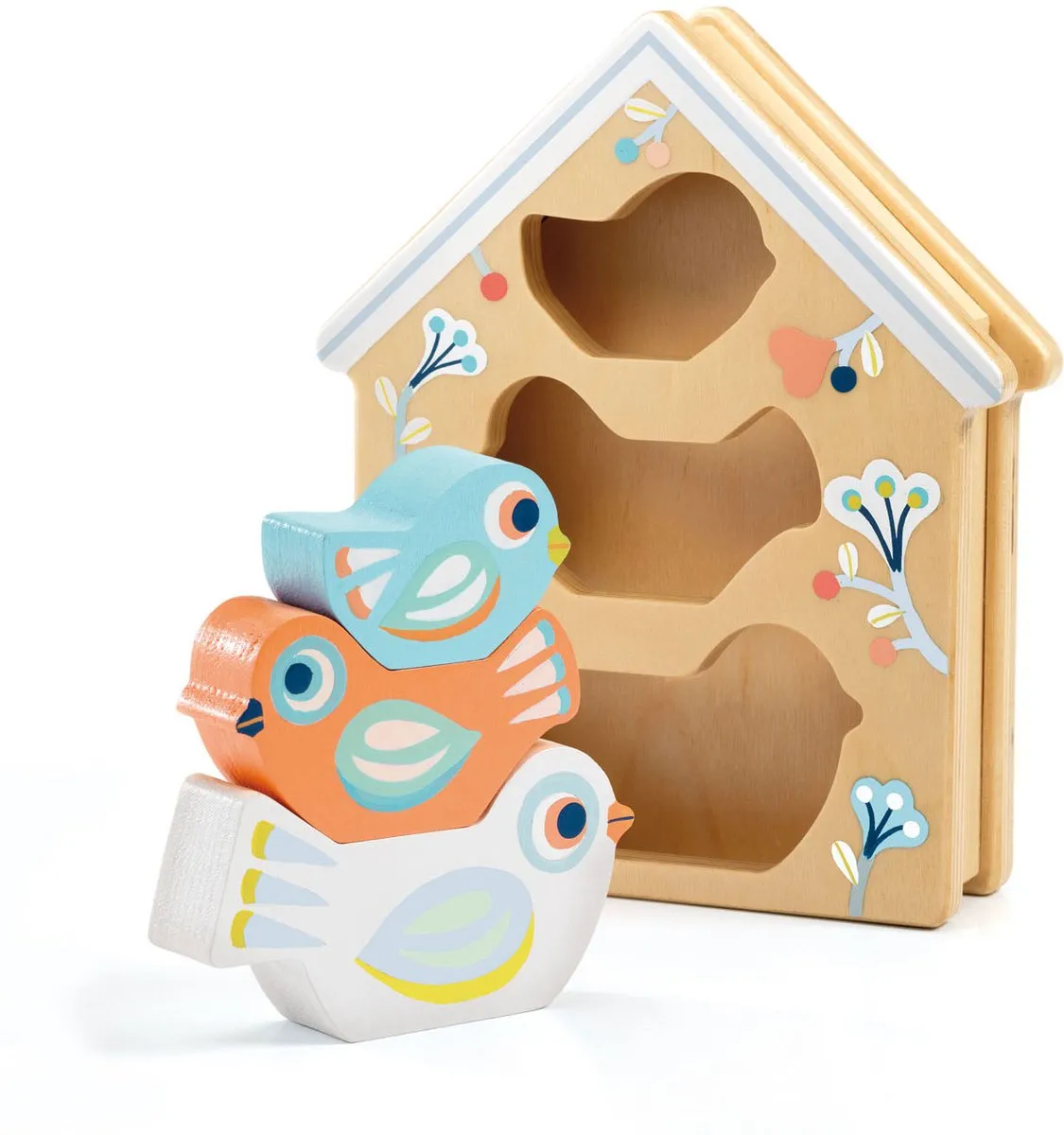 Djeco BabyBirdi Baby Speelgoed - Meerkleurig