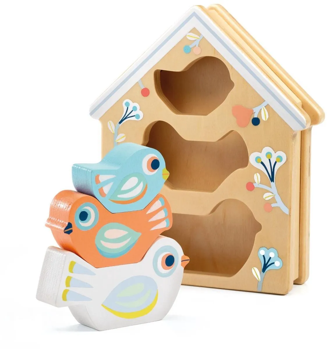 Djeco BabyBirdi Baby Speelgoed - Meerkleurig