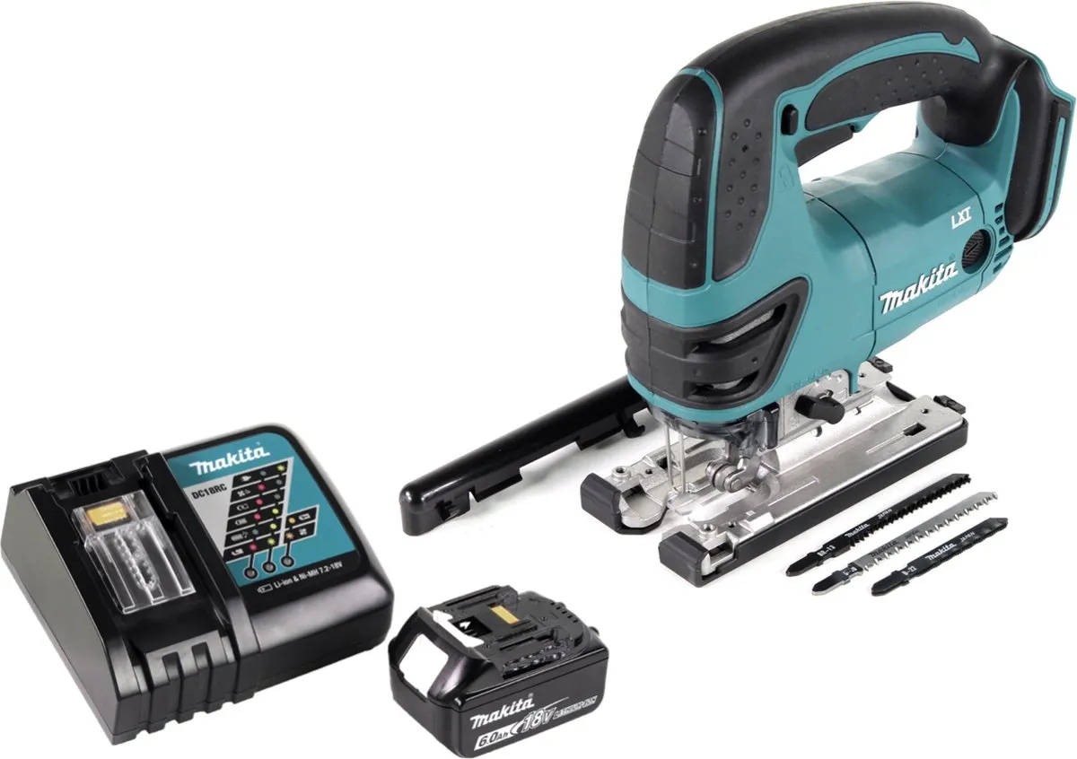 Makita DJV180 RG1 Accudecoupeerzaag 18V - 2600/min - 6 Zaagbladen - afbeelding 3 van 5