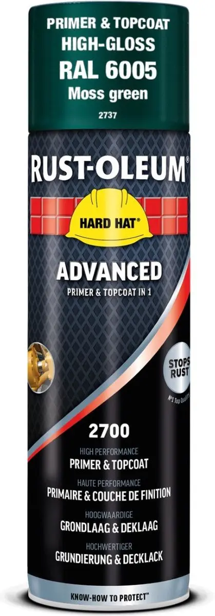 Rust-Oleum Grondverf & Lak 500ml - RAL6005 Groen