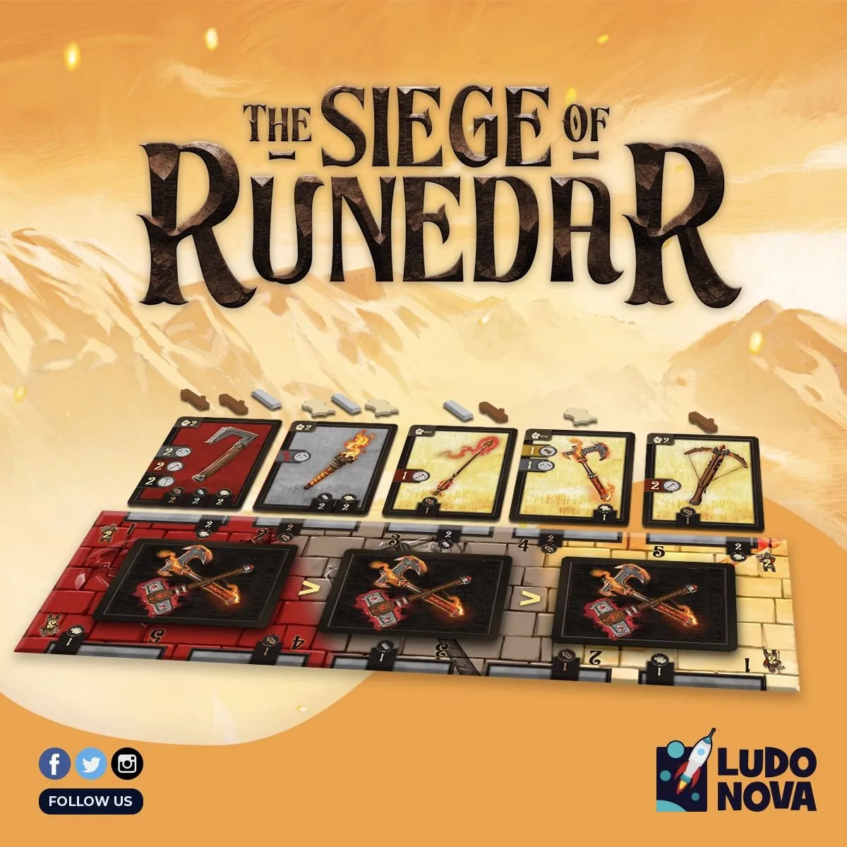 Asmodee The Siege Of Runedar Bordspel Veelkleurig