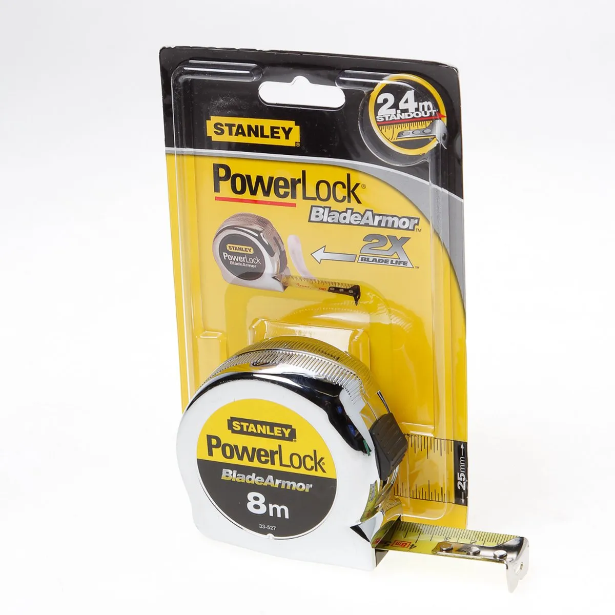 Stanley Rolbandmaat Powerlock Blade Armor 8m