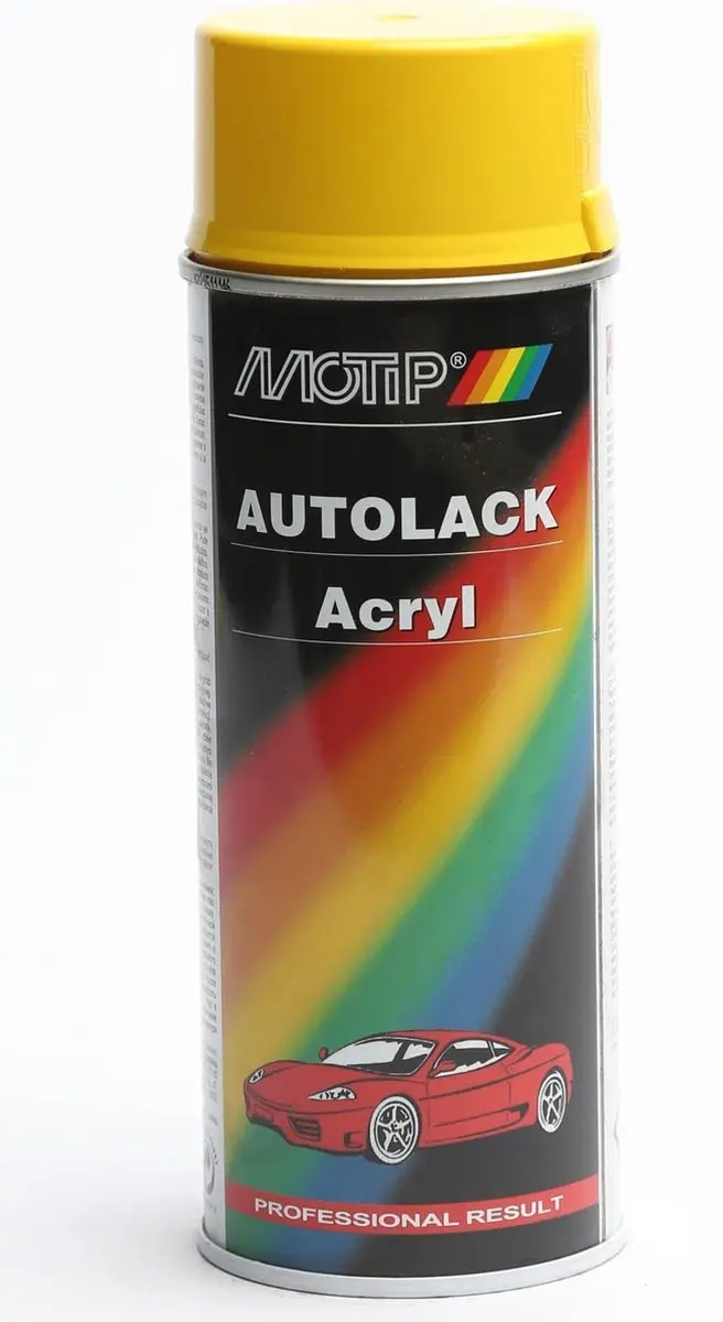 Motip Autolak Spuitbus Geel 400ml