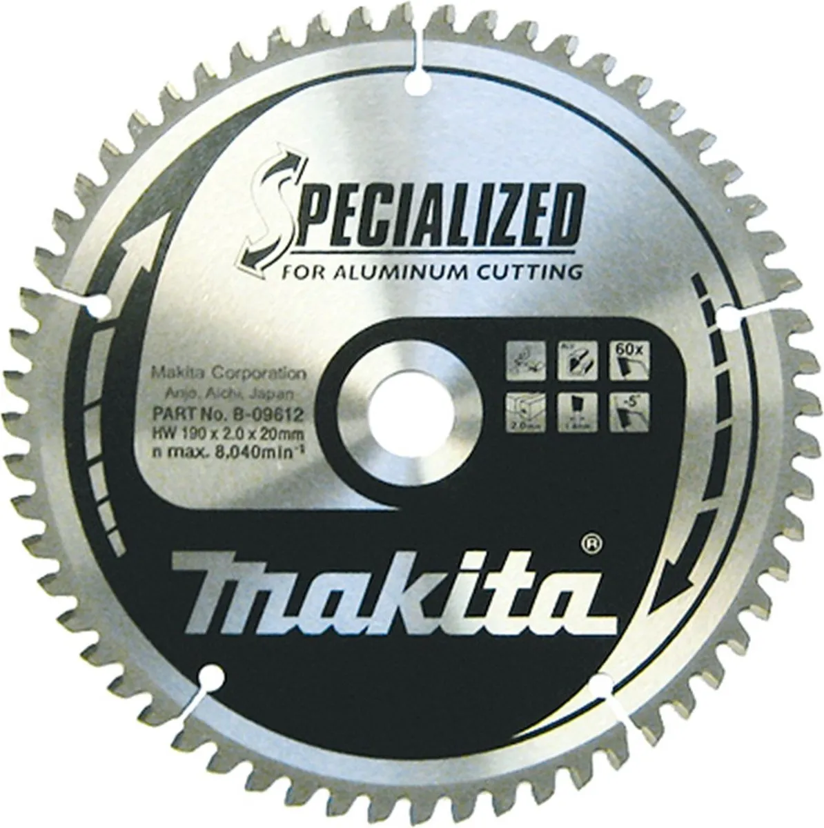 Makita B-33299 Afkortzaagblad Aluminium 216mm - 64T