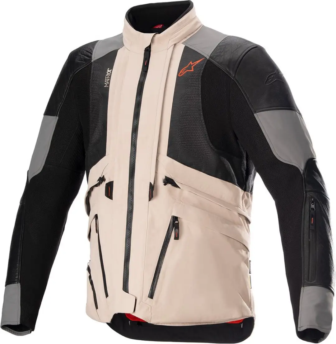 Alpinestars AMT-10R Drystar XF Jas - XXXL - Grijs/Lichtbruin