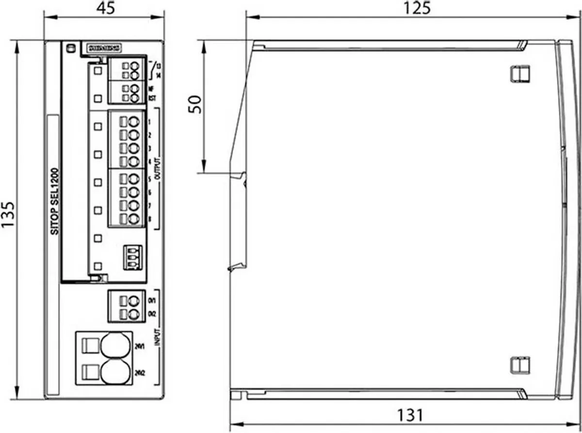 Siemens 6EP4438-7FB00-3DX0 Selectiviteitsmodule