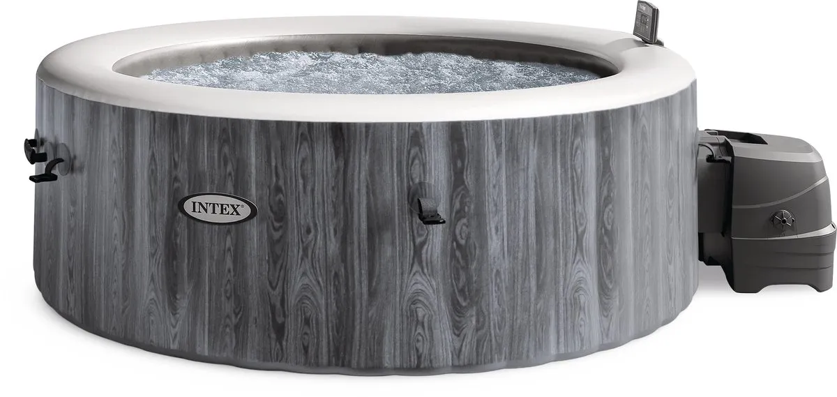 Intex PureSpa Greywood Deluxe Bubble Massage Set 4-persoons