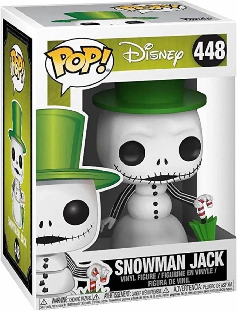 Funko Pop! Disney Nightmare Before Christmas Snowman Jack FUN32836 - Multi