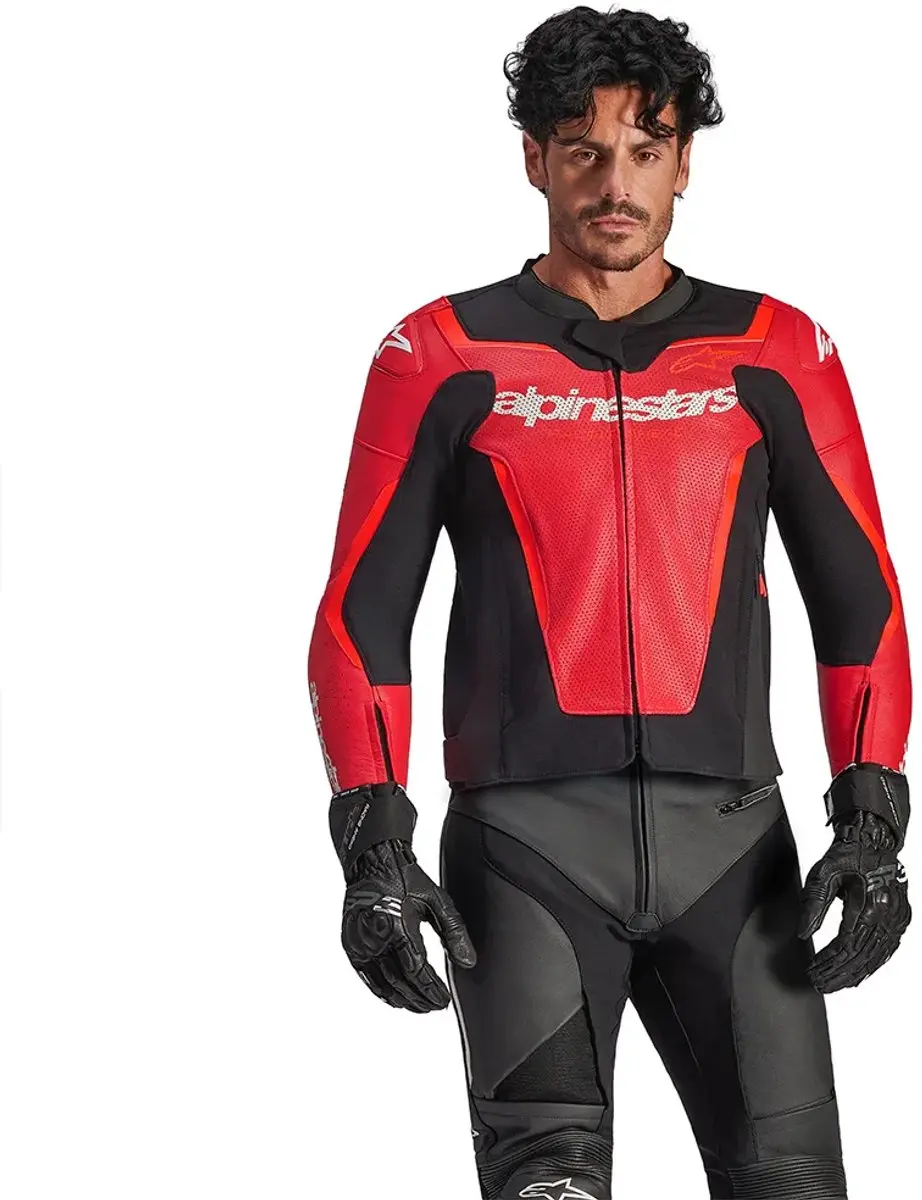 Alpinestars GP Force V2 Air Motorfietsjas - Rood/Zwart