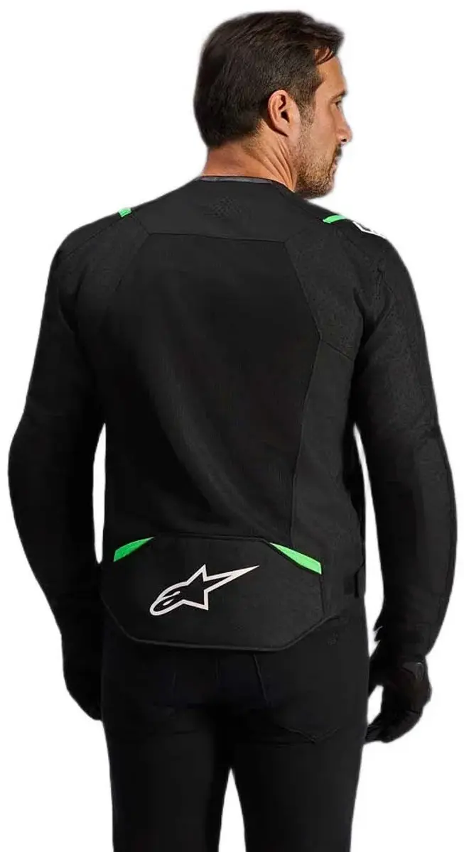 Alpinestars T-Sps Air V2 Motorfietsjas - Zwart/Neon - L