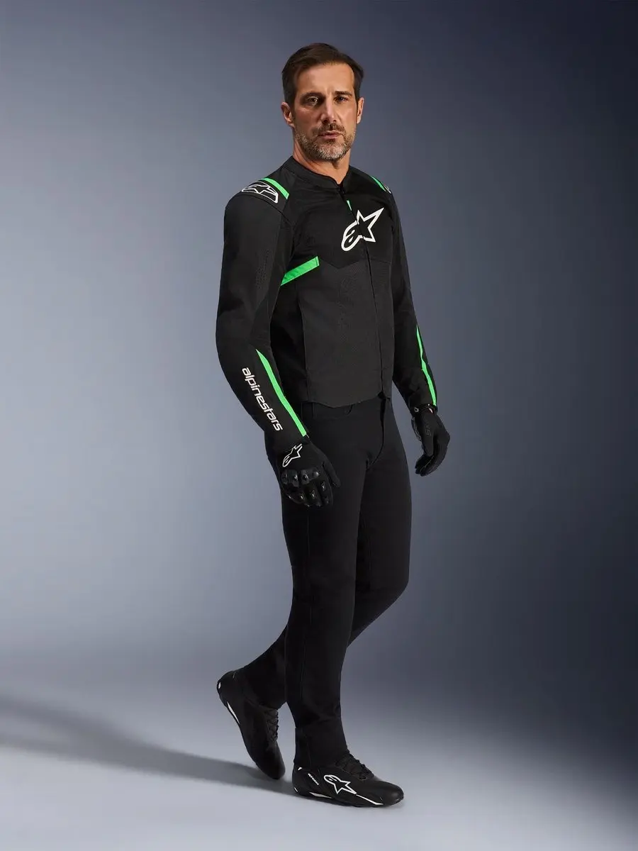 Alpinestars T-Sps Air V2 Motorfietsjas - Zwart/Neon - L