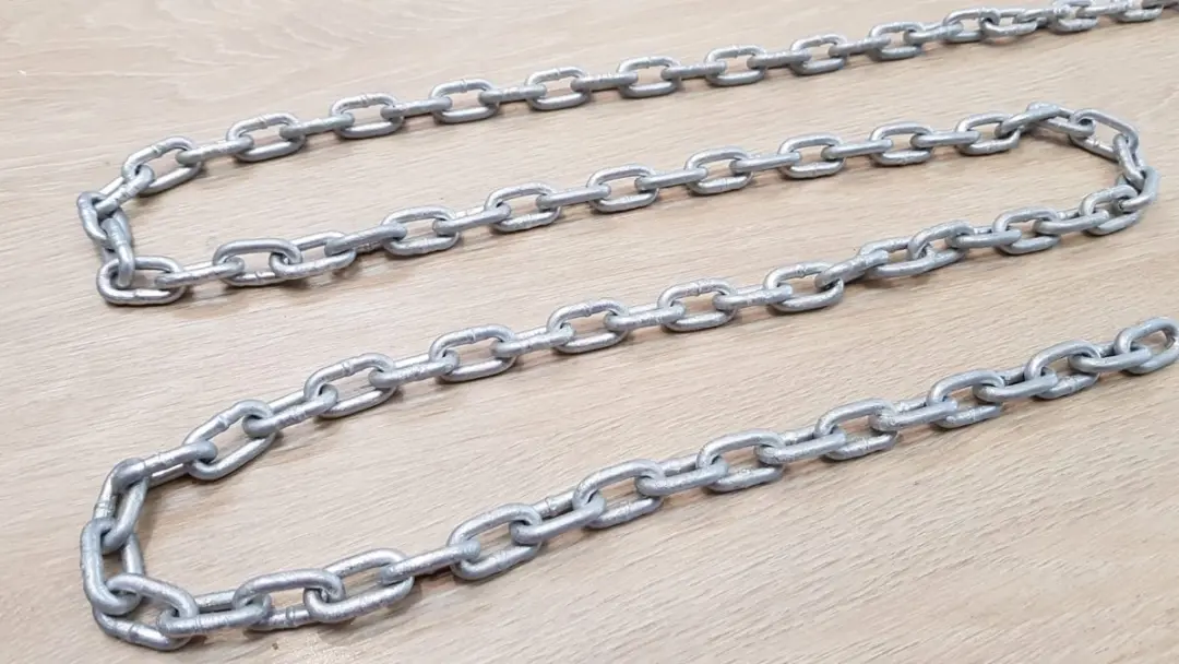Dulimex Verzinkte Scheepsketting 4mm - per meter
