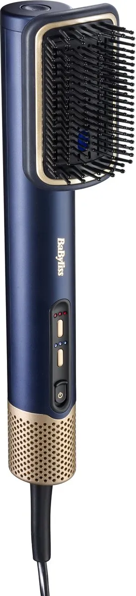 Babyliss ACAS6550PAD Gladmakende Borstel - Air Wand Accessoire - Donkerblauw/Goud
