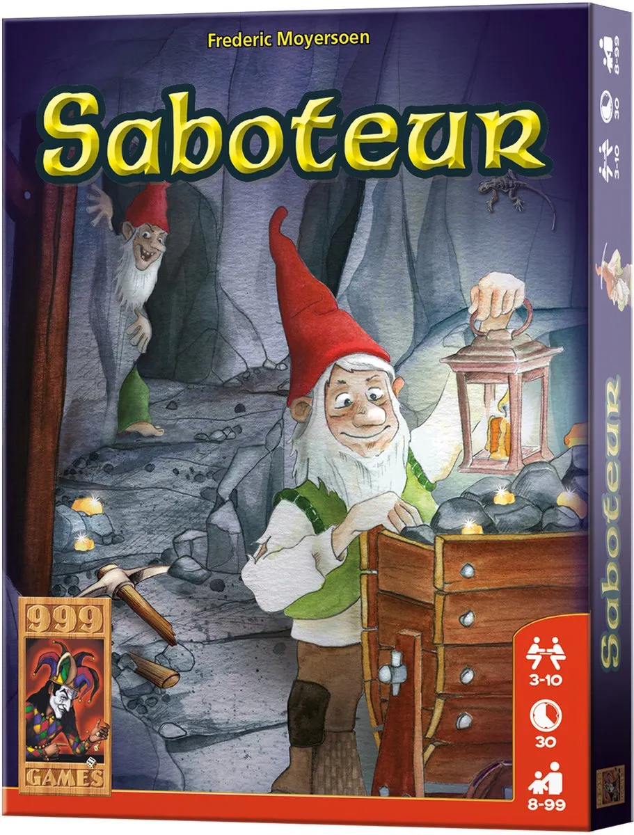 999 Games Saboteur Kaartspel 999-SAB01 - 3-10 Spelers - afbeelding 6 van 6