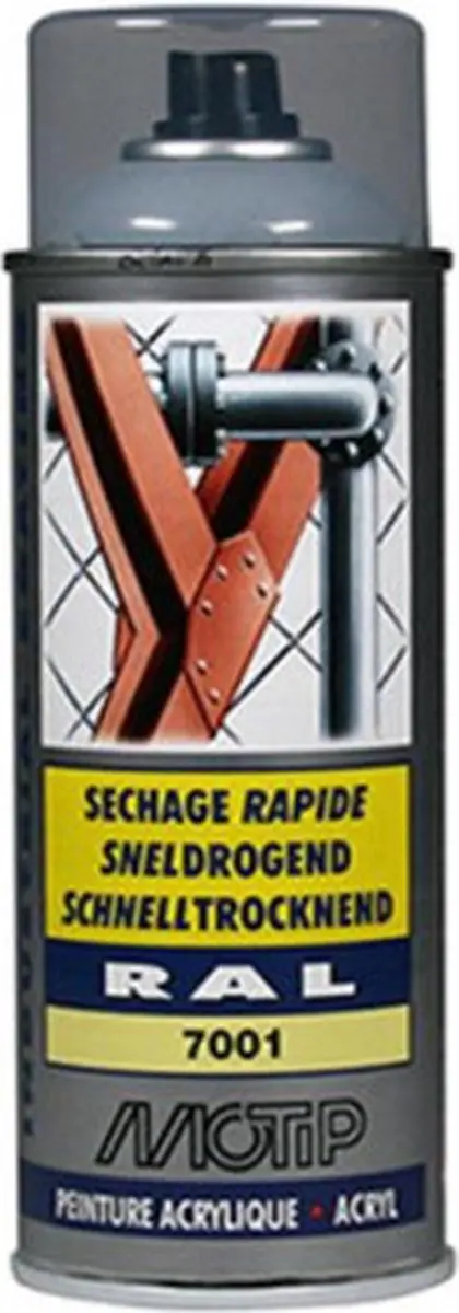 Motip Acryllak Hoogglans RAL 7001