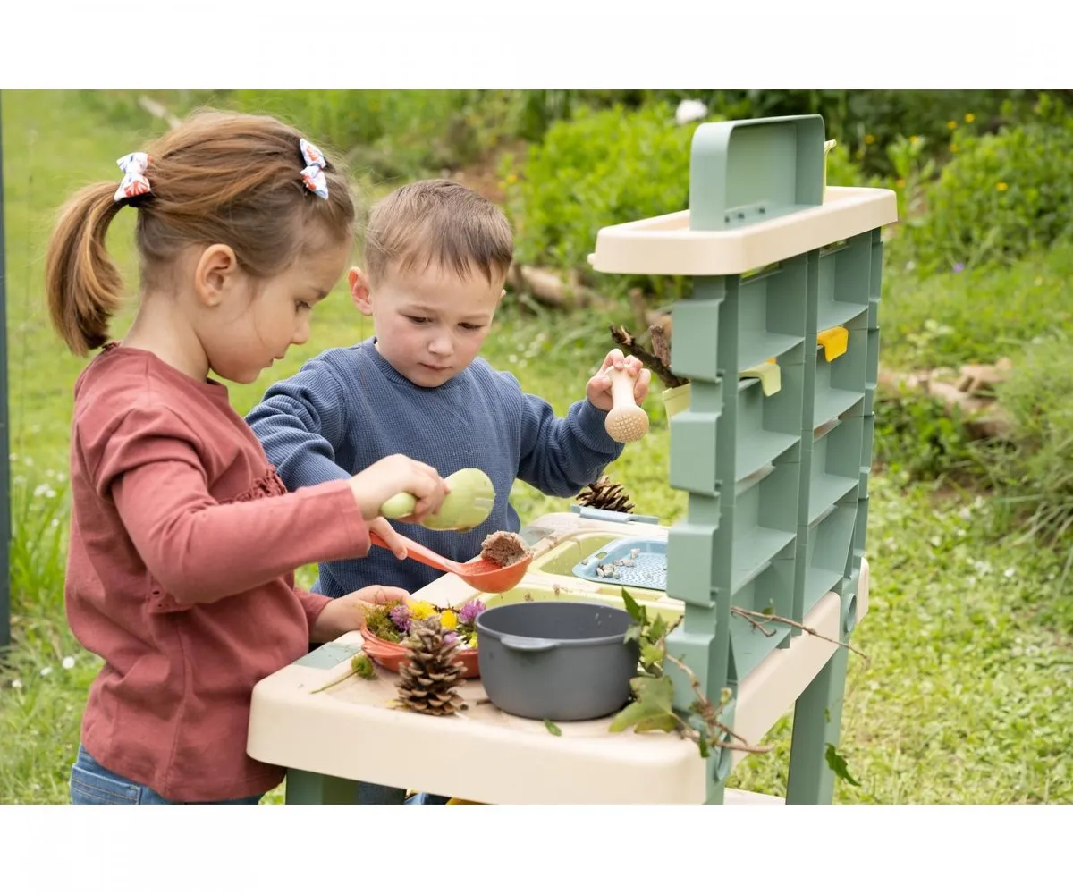 Smoby Life Modderkeuken - 3+ jaar - Groen/Geel/Beige