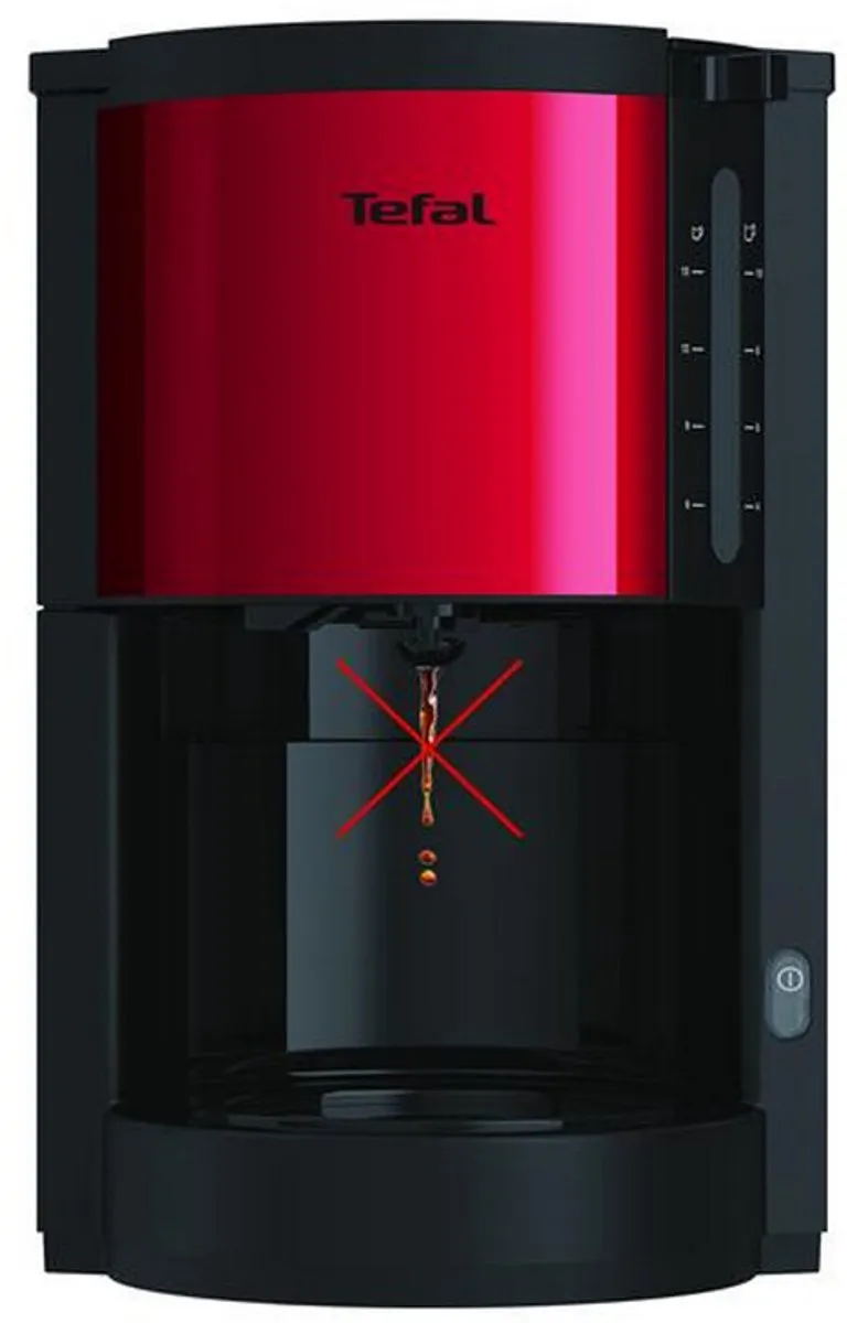 Tefal CM310511 Handmatig Filterkoffiezetapparaat 15 Kopjes - 1250ml - Zwart/Rood