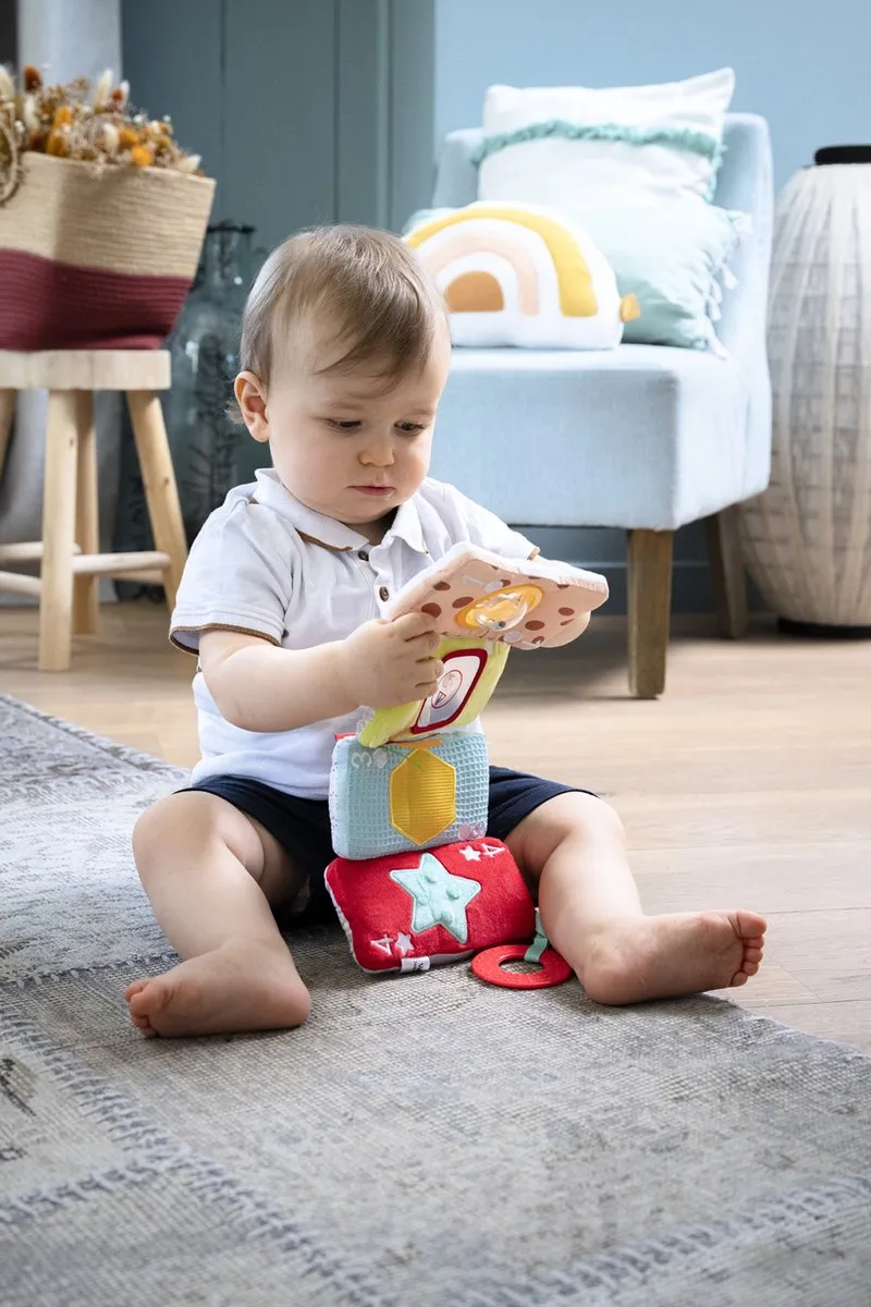 Sophie de Giraf Sensory Activiteitenkaarten - 4 Stuks - Meerkleurig