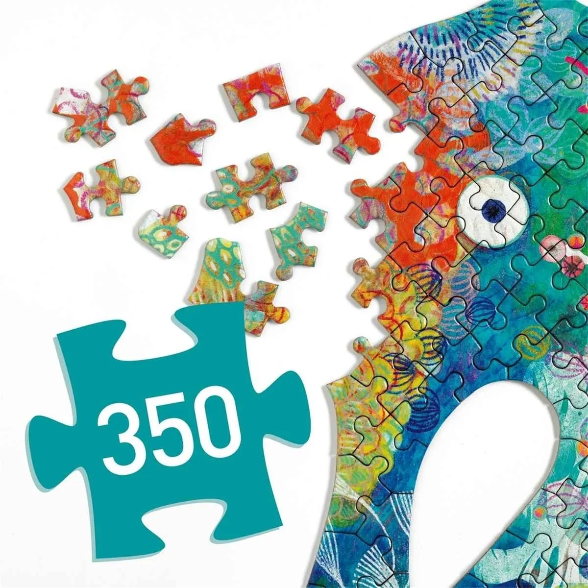 Djeco Puzz'Art Zeepaardje Puzzel - 10 Stuks DJ07653