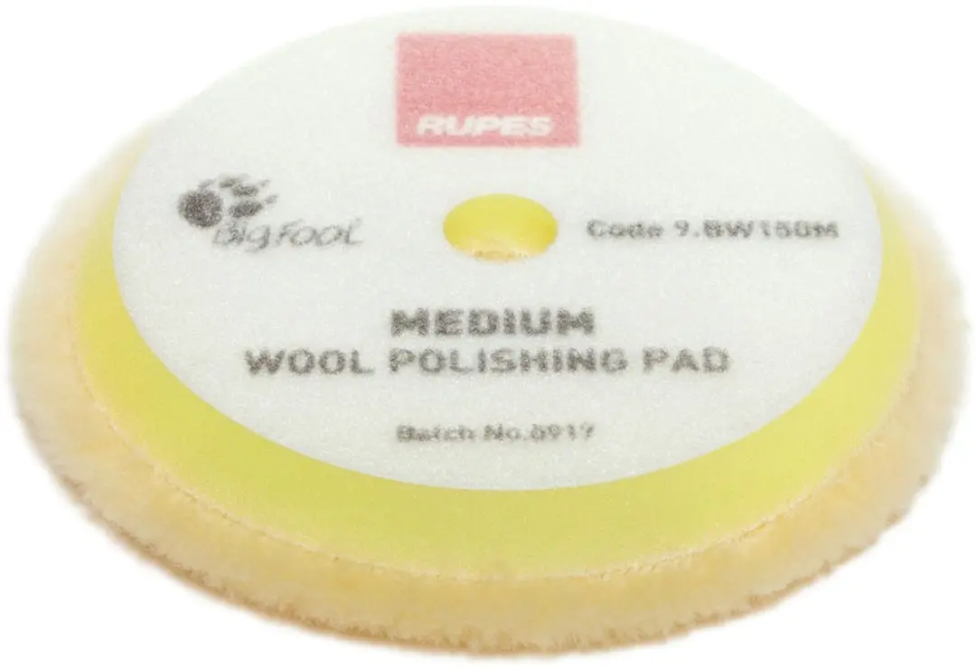 Rupes Fine Wollen Polijstpad 130-145mm