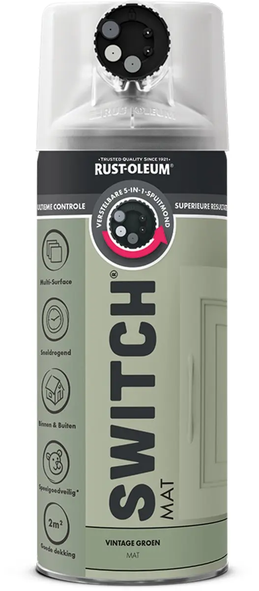 Rust-Oleum Switch Spuitbus Verf Mat 400ml