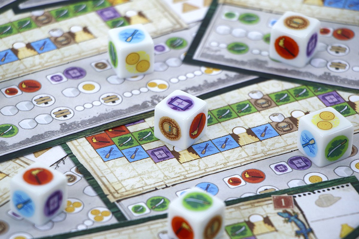 999 Games - De Zoektocht naar El Dorado: Dobbelavontuur - de dobbeleditie van het bekende bordspel!