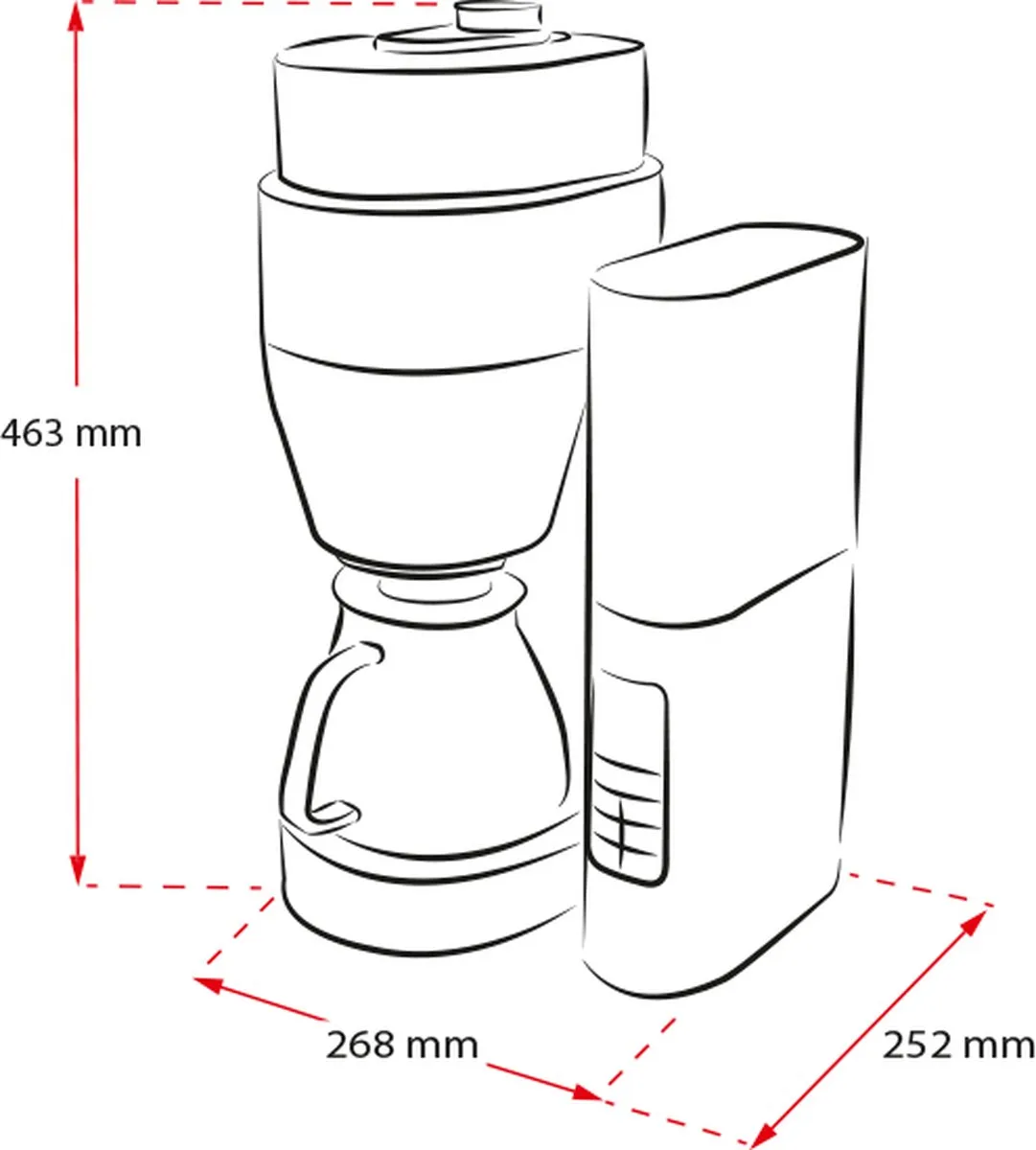 Melitta Aromafresh X koffiezetapparaat 1030-06 zwart