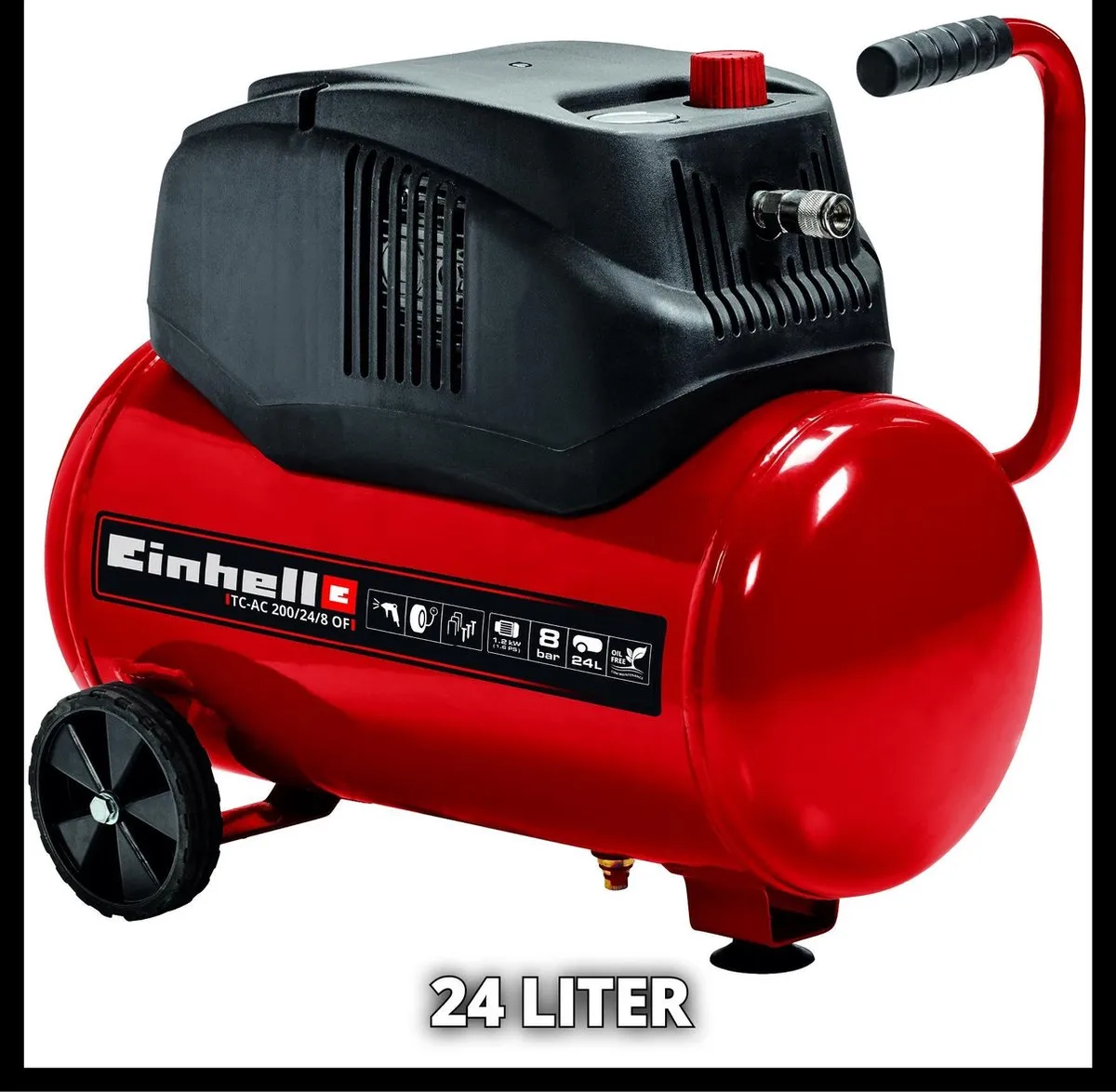 Einhell TC-AC 200/24/8 OF Compressor 1200W - 8 bar - 24L