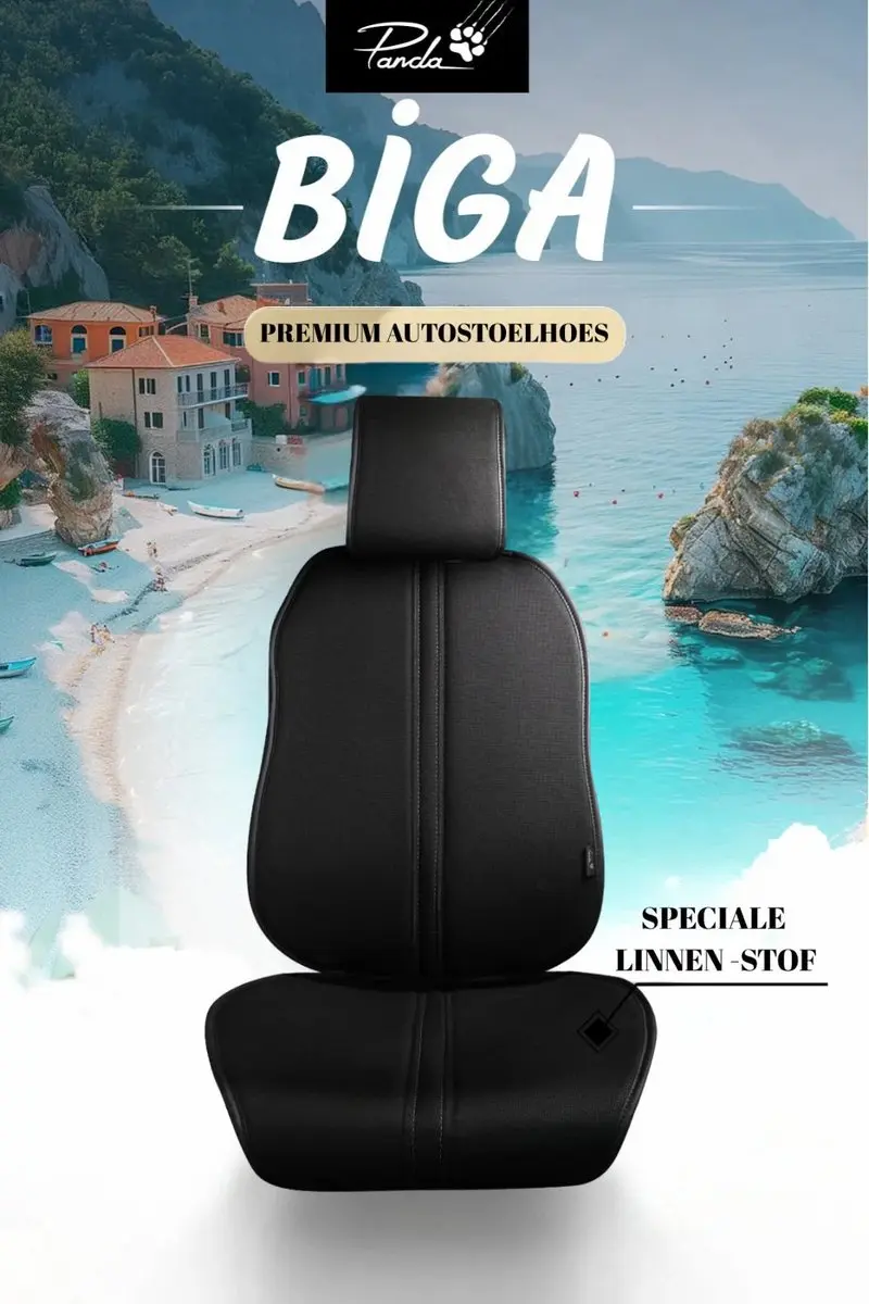 Panda Universele Autostoelhoezen Biga Zwart
