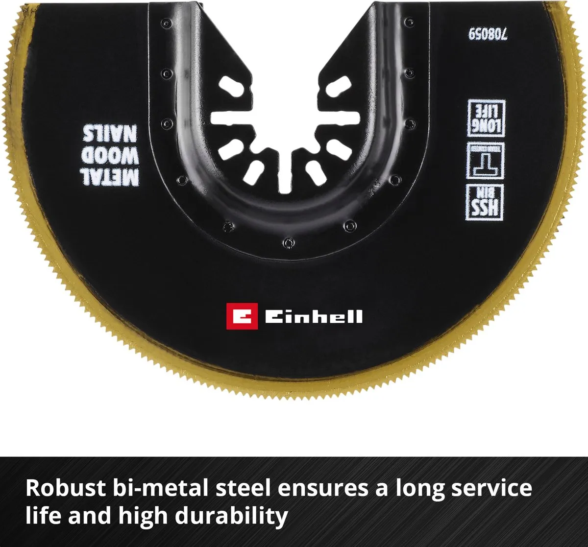 Einhell 708059 Bimetaal Invalzaagblad 100mm - Titaniumcoating