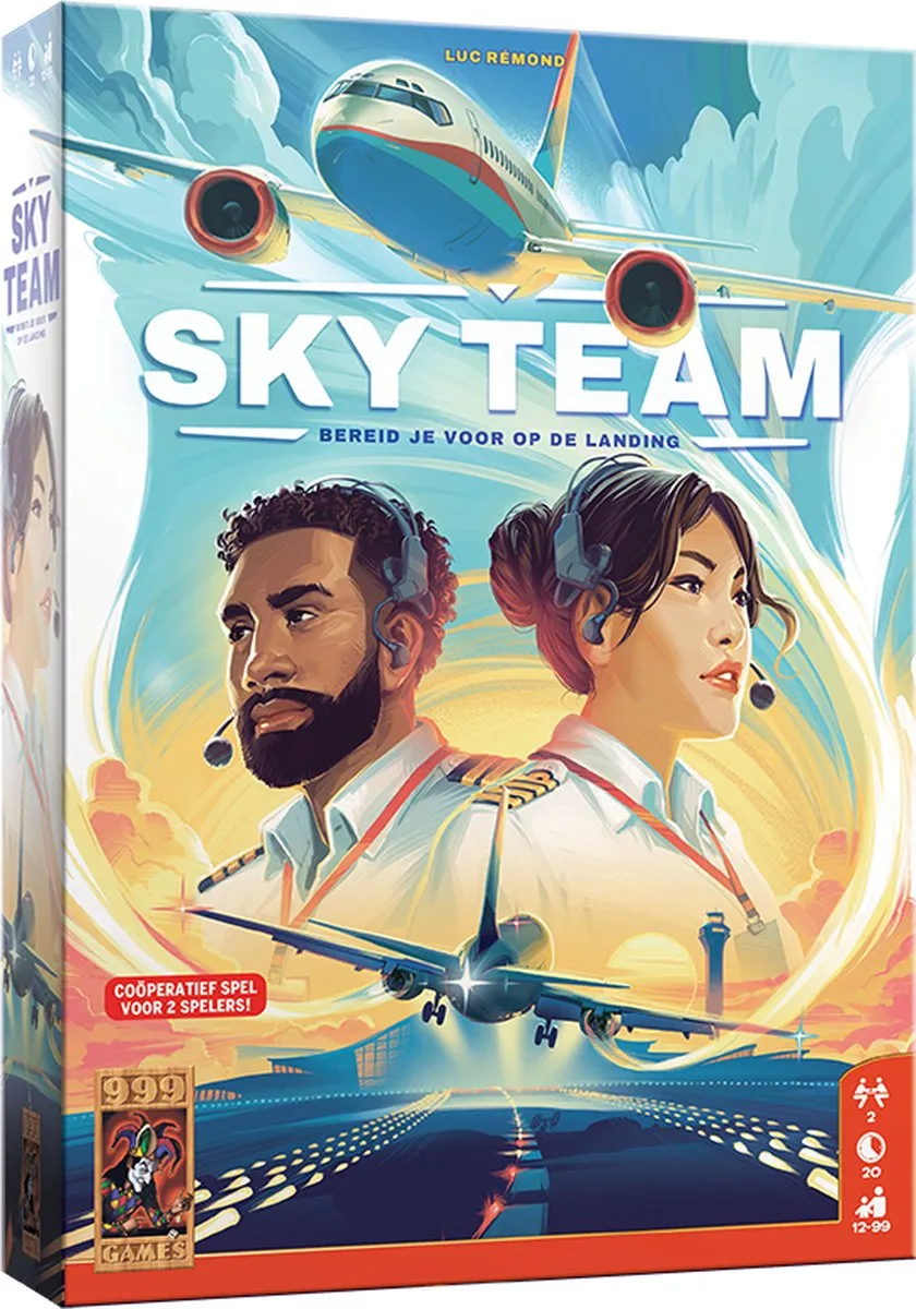 999 Games Sky Team Bordspel - 2 Spelers - Coöperatief - NL