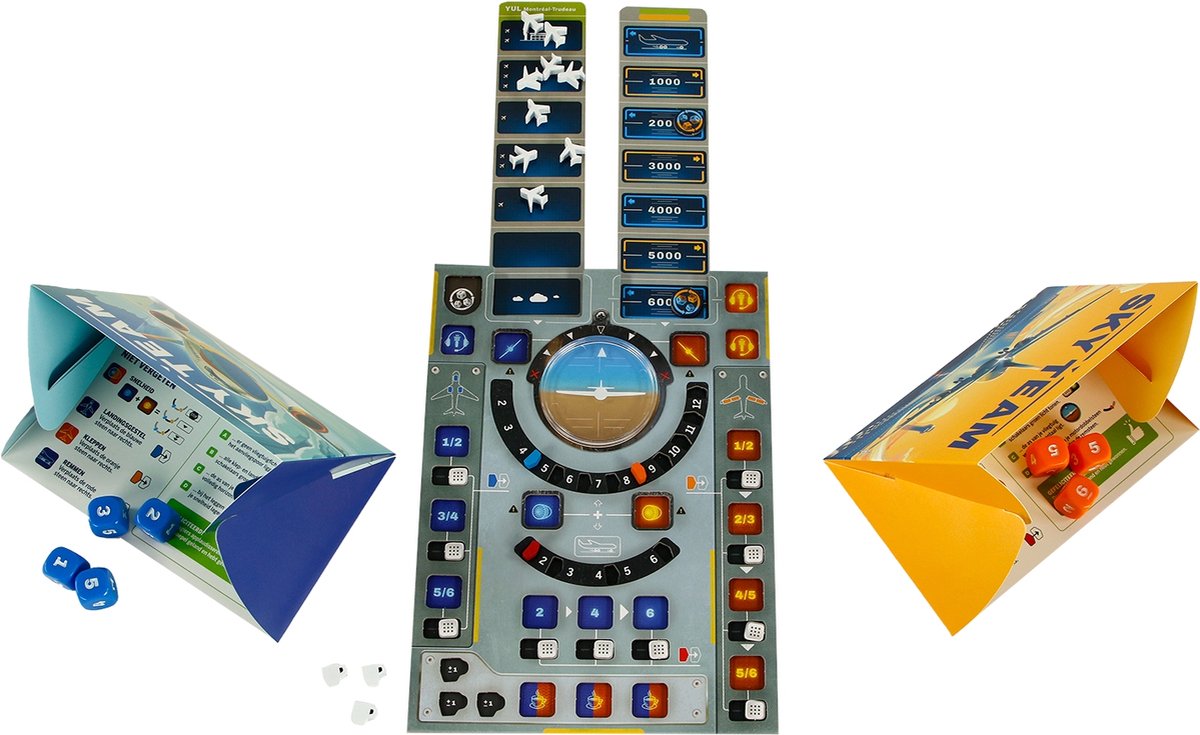 999 Games - Sky Team - Bordspel - Voor 2 spelers - Coöperatief spel - Nederlandstalig - Winnaar Speelgoed van het Jaar 2024 - Winnaar Gouden Ludo 2025