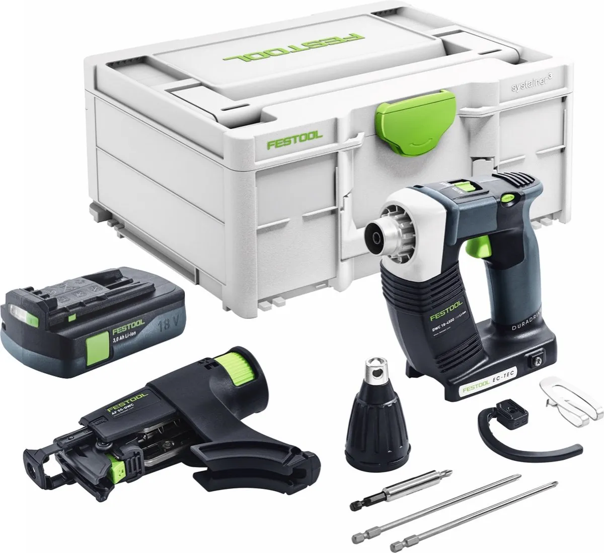 Festool DURADRIVE DWC 18-4500 Bouwschroevendraaier 18V - 14Nm - 3,0Ah