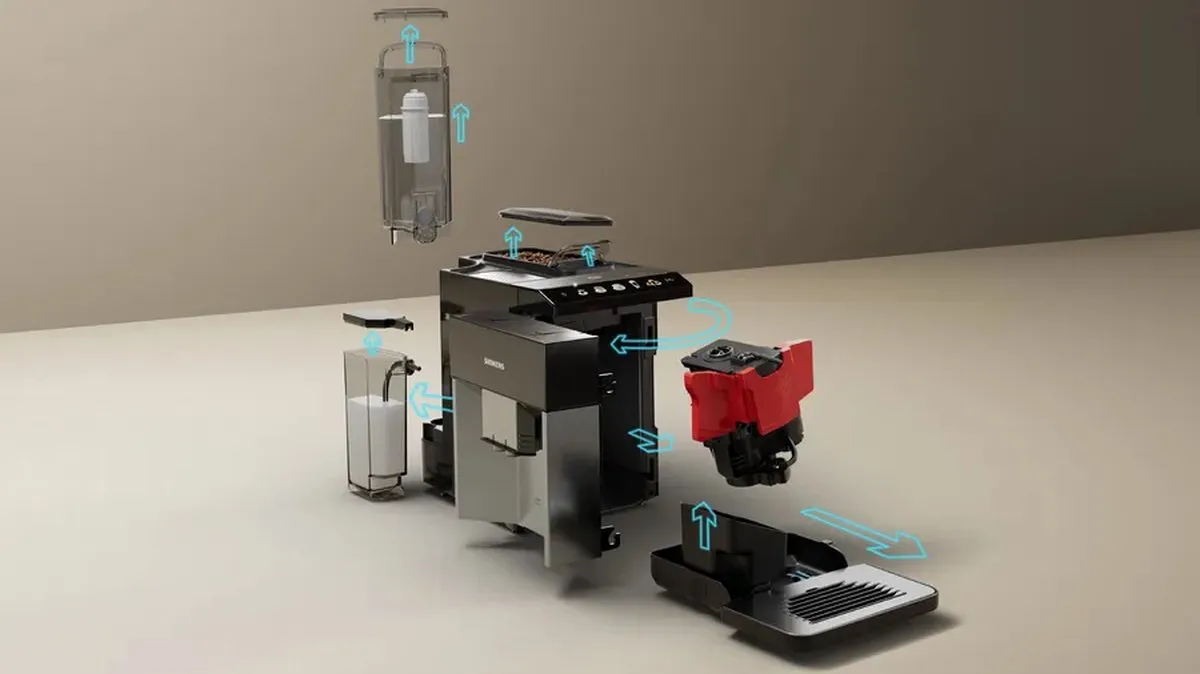 Siemens EQ500 TQ517R03 Volautomatische Espressomachine - RVS