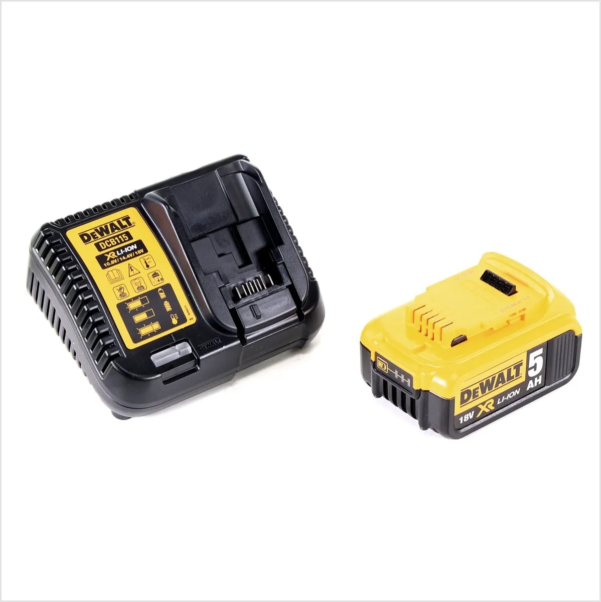 DeWalt DCG 405 P1 Haakse Slijper 18V 125mm - Borstelloos - 5,0Ah - afbeelding 2 van 5