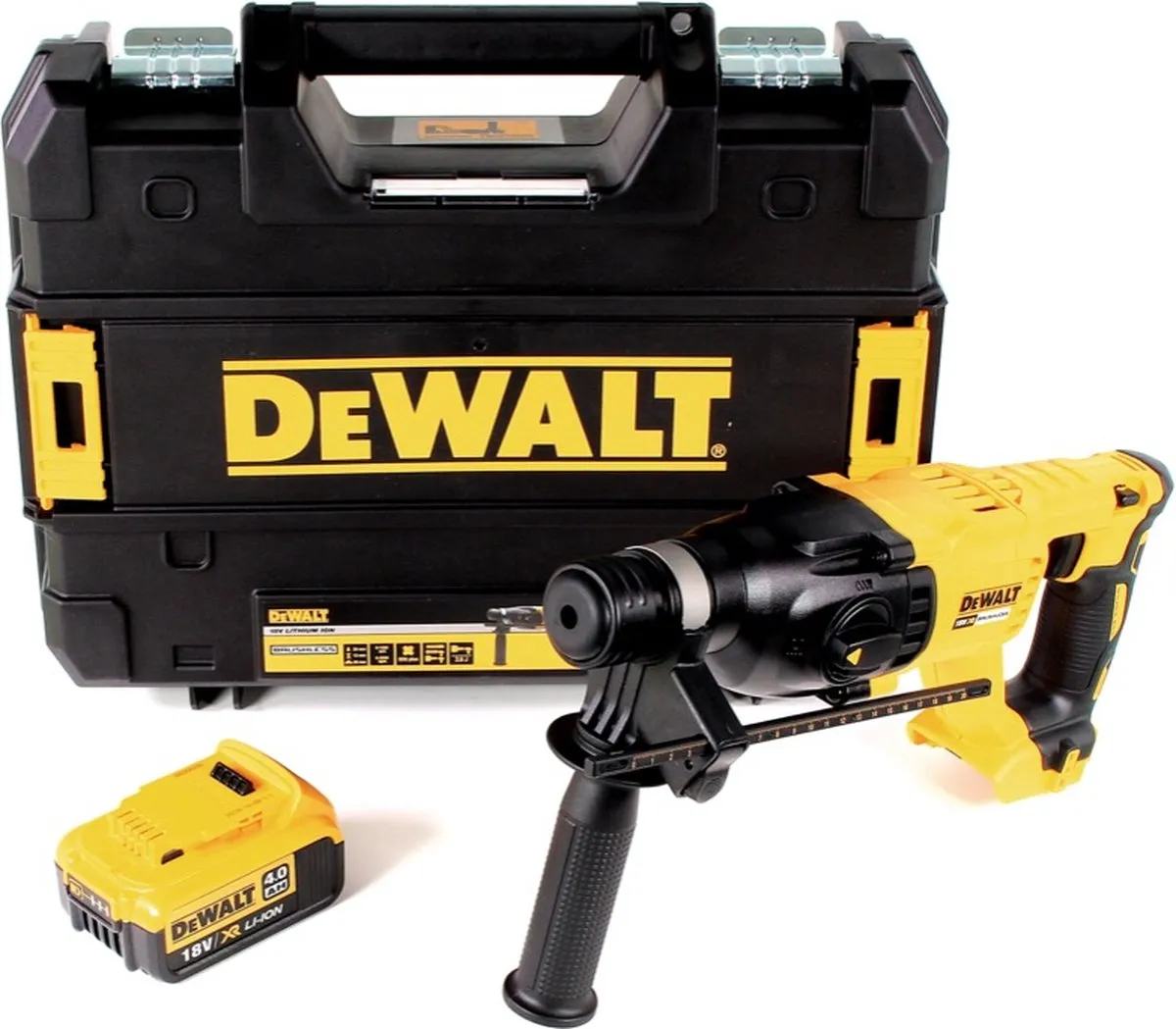 DeWalt DCH 133 NT SDS Plus Combihamer 18V 2.6J - 1x 4.0Ah - afbeelding 3 van 5